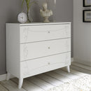 Comò 104x45x92 cm Ararat bianco