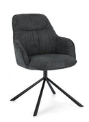 Set 2 Poltrone 56x65x86h cm Grant Dark 