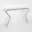 Consolle Fissa in Vetro H80x40x120cm Itamoby Smalle Trasparente 