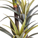 Pianta Artificiale Pianta di Dracena Composta da 3 Rami con Vaso H 180 cm