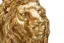 Statua Leone 67x80x36,5 cm in Poliresina Oro