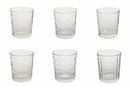Set 6 Bicchieri Ø8,9x10 cm in Vetro Villa d'Este Home Tivoli Clear Trasparenti