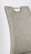 Set 4 Sedie 42x56x102h cm Kenneth Pu Tortora 