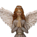 Angelo resina grigio cm 13,5x10xh28,5