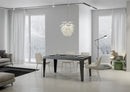  Tavolo Allungabile 180-440x90x77 cm Flame Premium Cemento Telaio Antracite