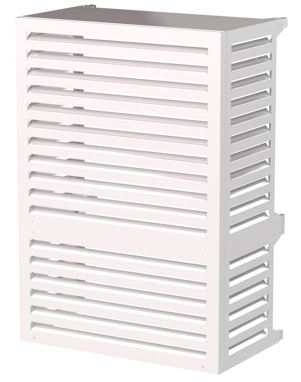 sconto Copri Condizionatore 105x150x65 cm in Alluminio a Parete Big Blade VL Bianco