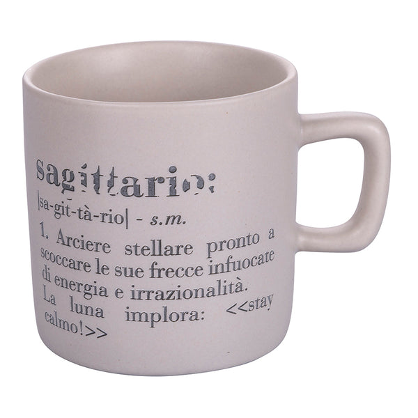 online Kaffeetasse Sternzeichen "Schütze" Ø6x6,5 cm in Bone China Villa D'este Home Tivoli Beige