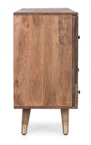 Credenza 2 Ante 150x40x78h cm 4 Cassetti Dhaval