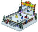 Villaggio Natalizio in Resina Macchinine con Luci e Suoni 28x22,5xh18,5 cm