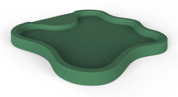 online Piatto Doccia da Esterno Giardino in Polietilene HD Arkema Lake Verde Scuro
