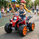 Quad Elettrico per Bambini 12V The Beast Repsol Fino a 6 km/h Rosso e Blu   