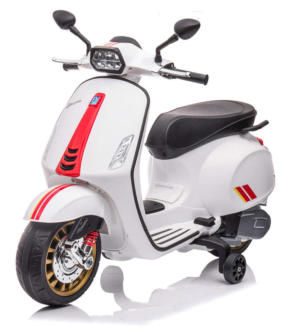 Scooter Elettrico per Bambini Licenza Ufficiale Piaggio Vespa 12V 4,5Ah Bianco sconto