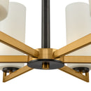 Lampadario Modern in Metallo Fortano Ottone