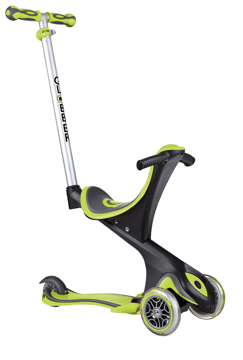 Monopattino Passeggino Triciclo 3 Ruote 5 in 1 Globber Evo Comfort Verde