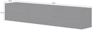 Mobile TV 1 Anta 4 Cassetti 170x40x47,7 cm Metis Antracite Lucido