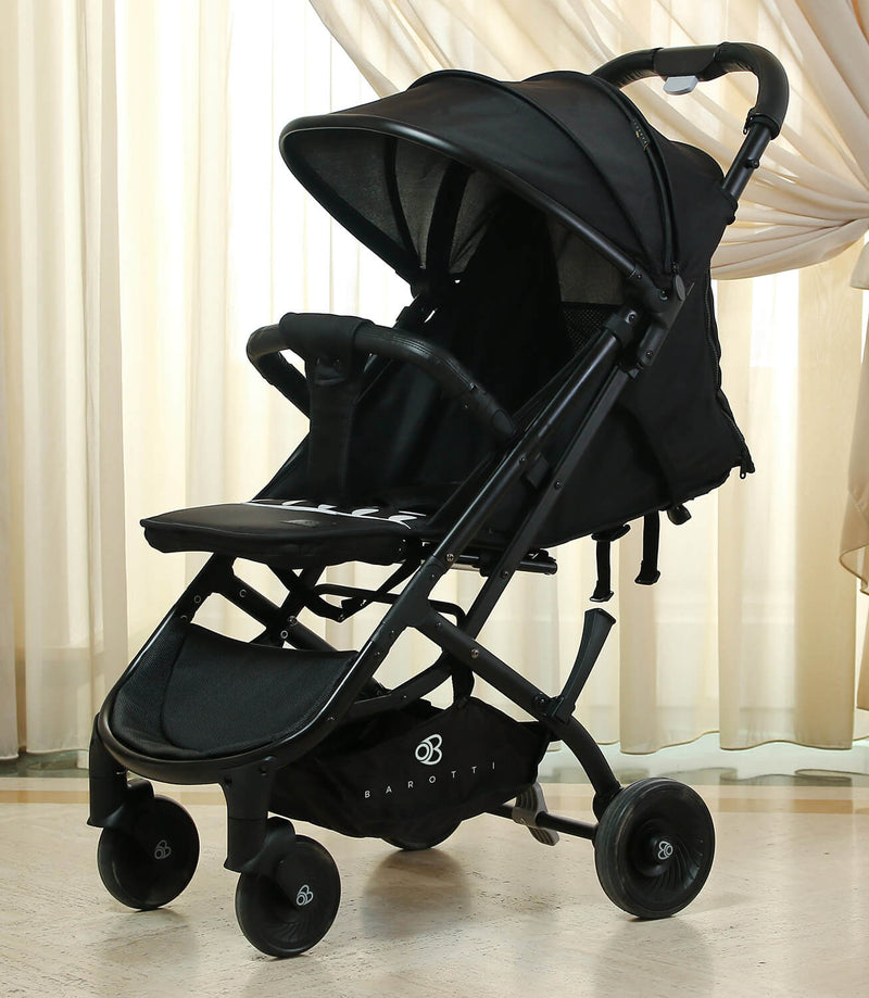 Passeggino Leggero per Bambini Barotti Primo Nero e Bianco