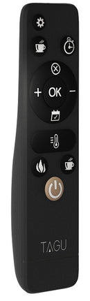 Camino Elettrico da Pavimento Effetto Fiamma 1500W Tagu Frode Rovere Chiaro