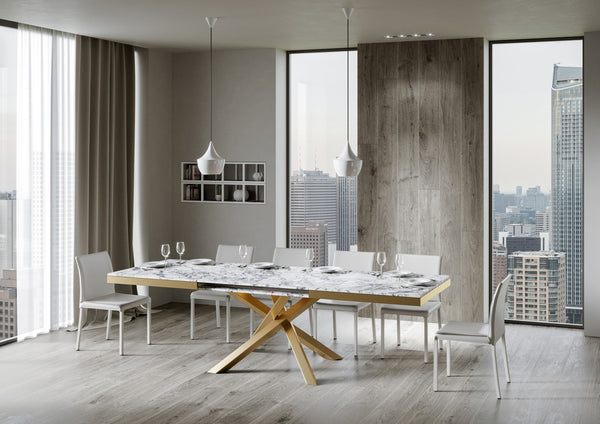 Tavolo Allungabile 160-264x90x80 cm Volantis Evolution Marmo acquista