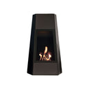 Camino a Bioetanolo da Pavimento 73x43,8x121 cm 3000W 2L Shanghai Nero 