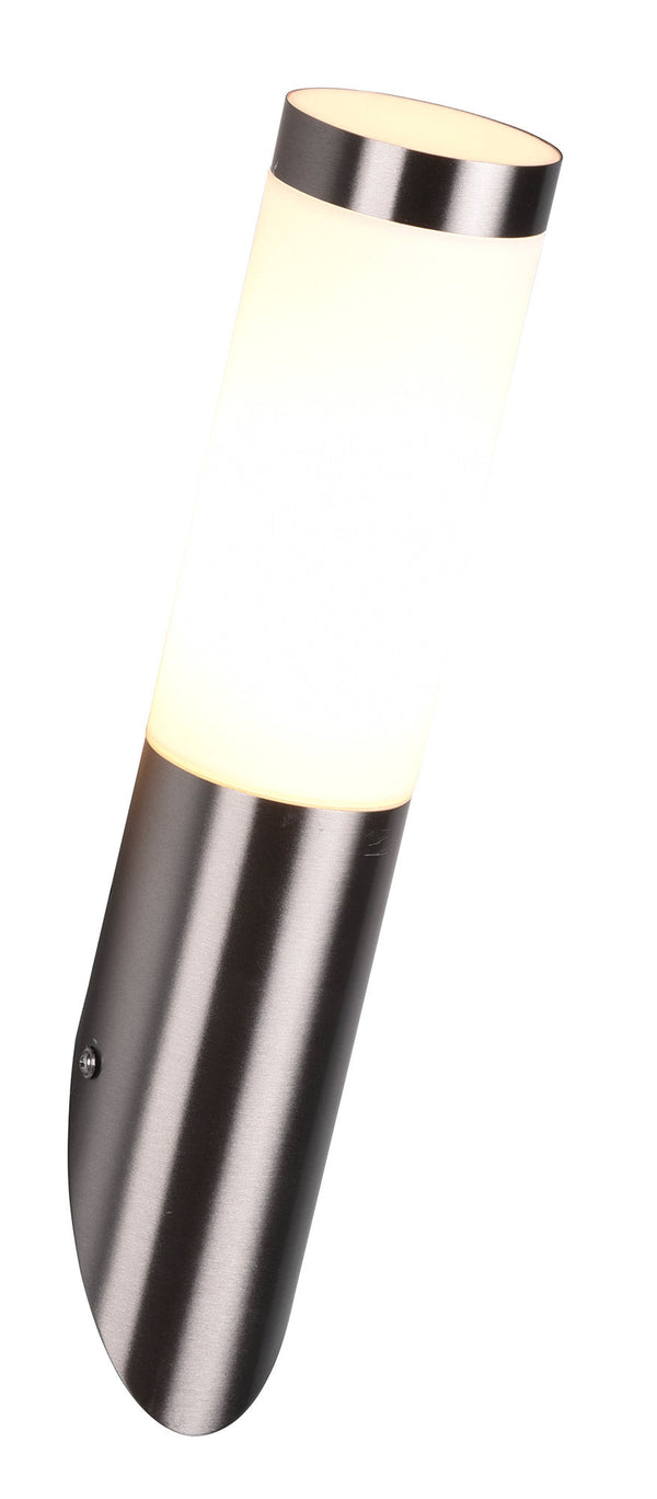 Applique da Esterno Attacco E27 in Acciaio  Nichel Satinato sconto