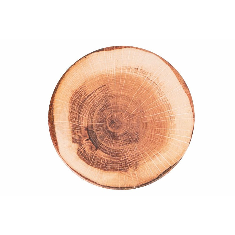 Set 4 Sottobicchieri Ø10x0,5 cm  in Ceramica VdE Tivoli 1996 Wood