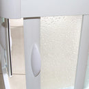 Box Doccia Angolare 2 Ante Scorrevoli in Acrilico 2,2 mm H185 cm Dorini Bianco Varie Misure