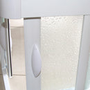Box Doccia Angolare 2 Ante Scorrevoli in Acrilico 2,2 mm H185 cm Dorini Bianco Varie Misure