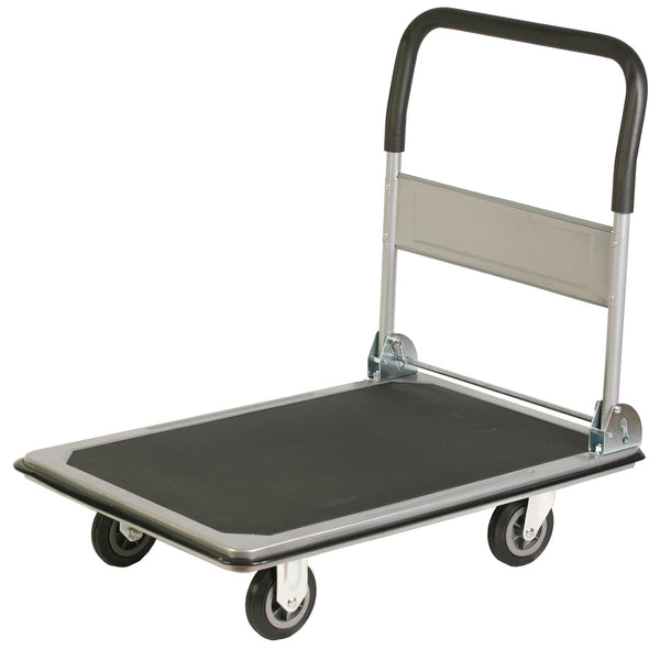 acquista Zusammenklappbarer Transportwagen 300 kg aus grauem und schwarzem Tosini-Blech