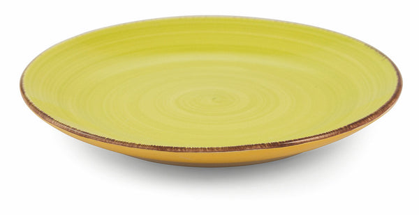 Set 6 Obstteller aus Steingut Ø19x2,5 cm Villa d'Este Home Tivoli Baita Grün und Gelb prezzo