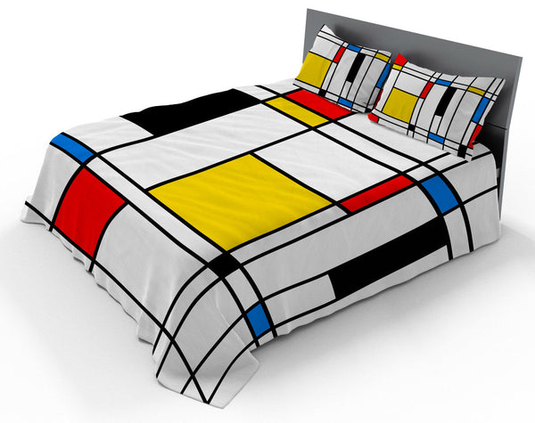 Doppellaken-Set und Kissenbezüge mit Aufdruck acquista