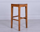 Sgabello 35x35xH75 cm in Legno Collezione Hollywood Multicolor e Marrone