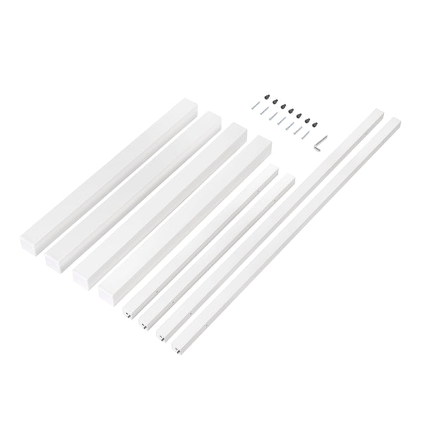 online Set Struttura e Gambe Tavolo 150x750 mm in Acciaio Emuca Bianco