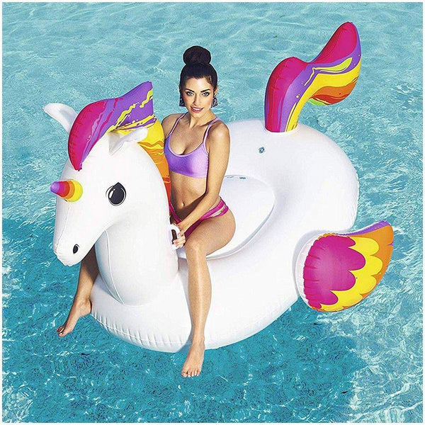 online Aufblasbare Rutschmatratze 224x164 cm Giant Unicorn Bestway