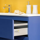 Kit Cassetto per Cucina Vantage-Q H141 mm P 400 mm con Astine Chiusura Soft Acciaio Grigio Emuca