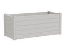 Fioriera da Giardino 100x42x40 cm in Polipropilene Trama 002 Snow Bianco Neve