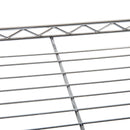 Carrello da Cucina Slim con Ruote Argento 60x35x84.5 cm