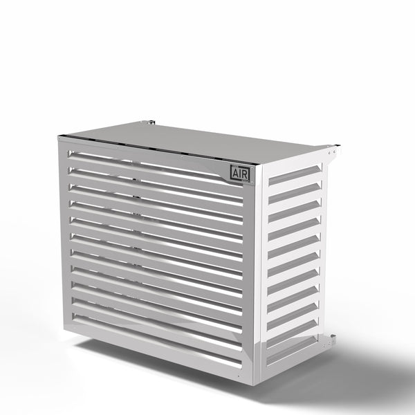 Copri Condizionatore 115x95x67 cm in Alluminio a Parete Big Blade XL Bianco sconto