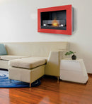 Camino a Bioetanolo da Parete 45x65 cm Karlsen Treviso Rosso