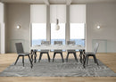 Tavolo Allungabile 130/234x90x77 cm Karamay Premium Bianco Frassino