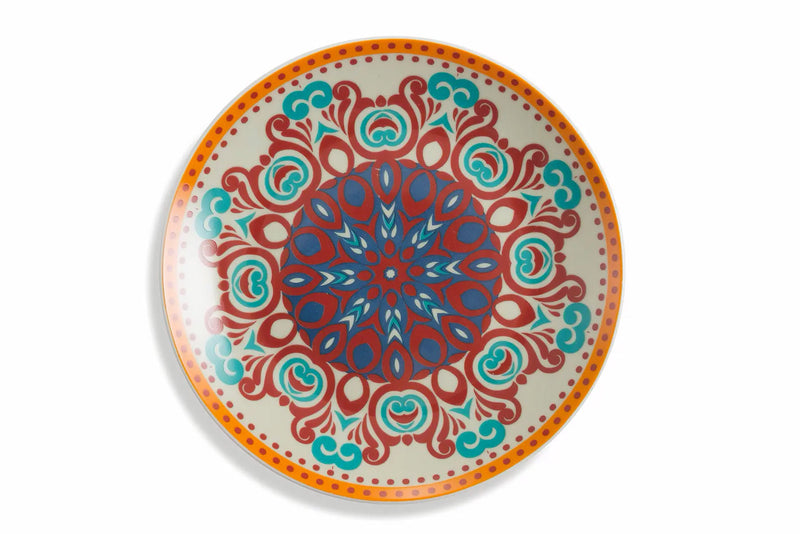 Servizio Piatti 18 Pezzi in Porcellana Multicolor VdE Tivoli 1996 Shiraz