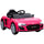 Macchina Elettrica per Bambini 3-6 Anni 12 V Audi R8 Spyder 107x58x44 cm 3-5 km/h con 2 Motori e Telecomando in PP Rosa