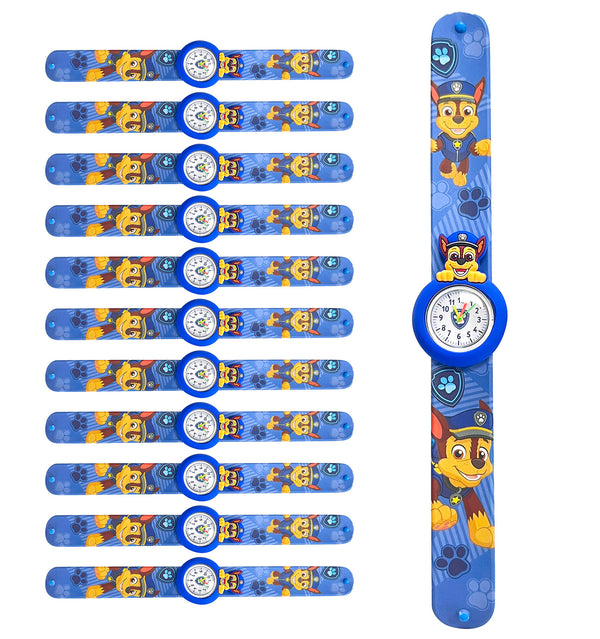 Set 12 Orologi da Polso Bracciale per Bambini Paw Patrol Colorazione Blu online