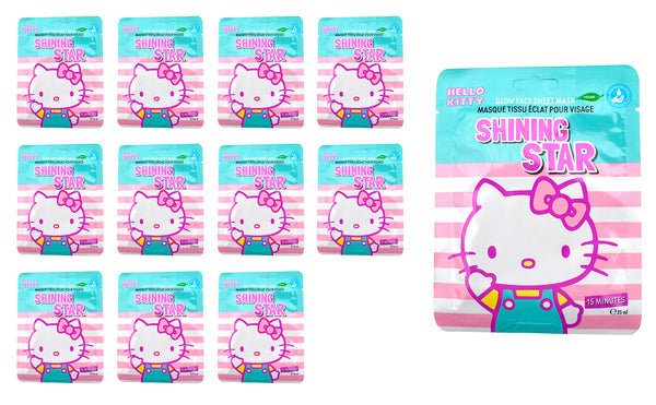 online Set 12 Maschere Viso per Bambini Hello Kitty 25 ml Shining Star