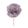 Set mit 24 Pfingstrosen-Picks mit Glitzer 16 cm