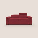 Divano Letto 3 Posti 240x100x95 cm in Tessuto Rosso