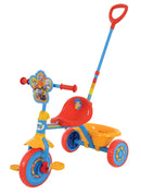 Triciclo a Pedali Primi Passi per Bambini con Maniglione Genitoriale Rimovibile e Vano Contenitore Paw Patrol Azzurro  