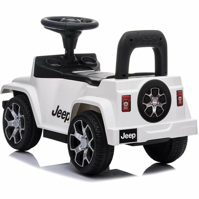 Macchina Cavalcabile per Bambini con Licenza Jeep Rubicon Bianca