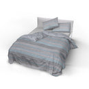 Copripiumino con Federe Stampato Athena Belen Ghiaccio Varie Misure