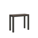 Consolle Allungabile 90-300x40x77 cm in Nobilitato marrone