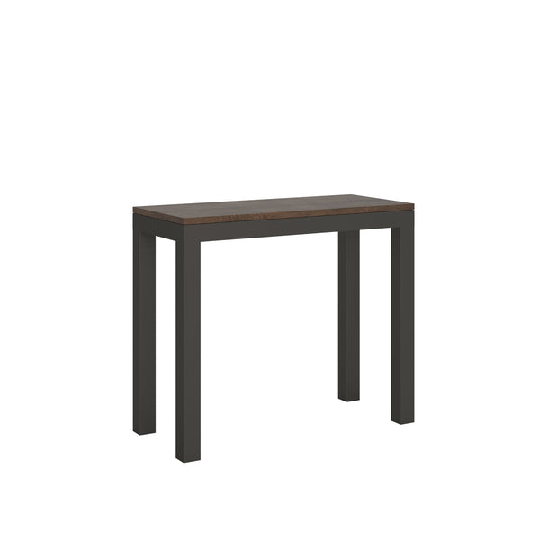 Consolle Allungabile 90-196x40x77 cm in Nobilitato Marrone acquista
